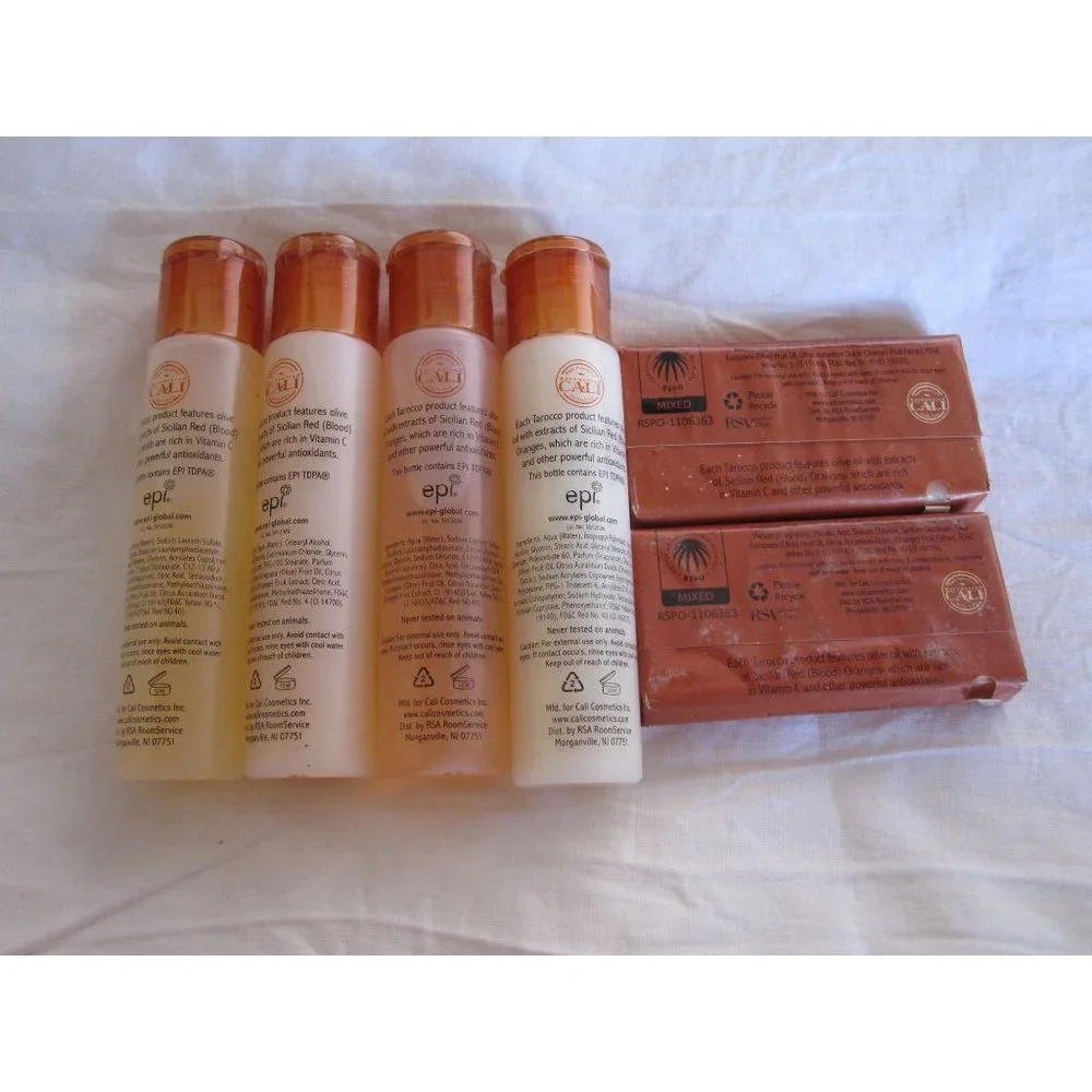 NEW Travel Size Tarocco Blood Orange Body Wash Lotion‎ Soap Shampoo Conditioner!